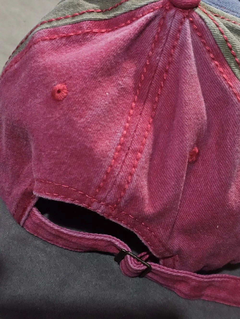Vintage Hat For Men & Women - Adjustable Embroidered Pink, Blue, Olive